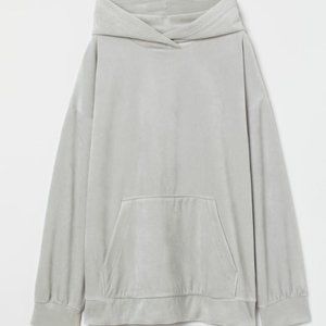 H&M Velour Hoodie (NWT)